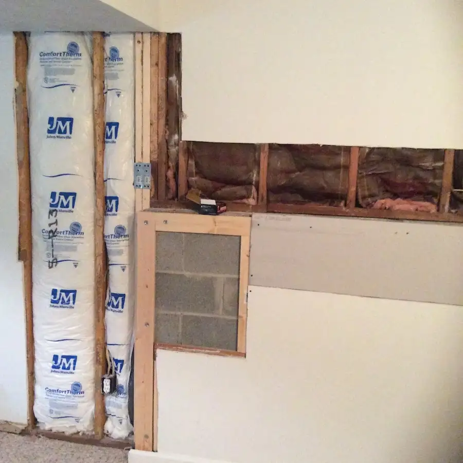 Wall insulation replacement during Structural Drying in Palmdale